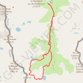 Itinéraire Etang de Médécourbe, distance, dénivelé, altitude, carte, profil, trace GPS