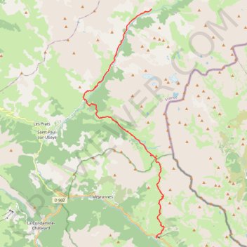 Itinéraire Traversée des Alpes - Étape 22, distance, dénivelé, altitude, carte, profil, trace GPS