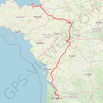 Itinéraire Nouveau parcours, distance, dénivelé, altitude, carte, profil, trace GPS