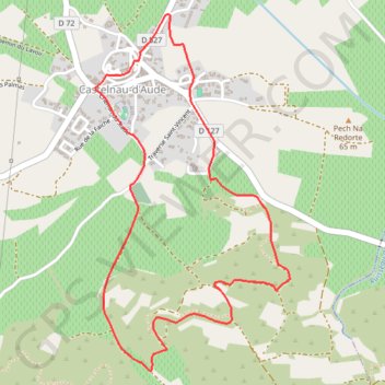 Itinéraire En Corbières - Le Bosquet - Castelnau-d'Aude, distance, dénivelé, altitude, carte, profil, trace GPS