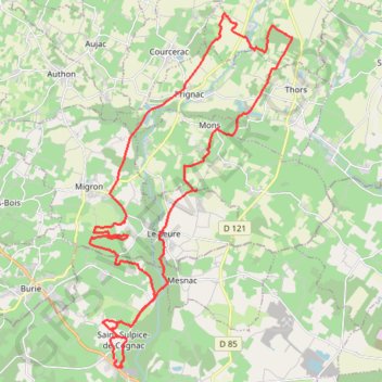 Itinéraire 200929145703, distance, dénivelé, altitude, carte, profil, trace GPS