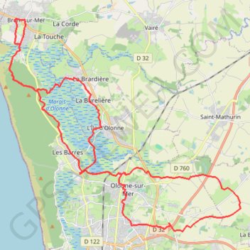 Itinéraire les-fermes-44km, distance, dénivelé, altitude, carte, profil, trace GPS