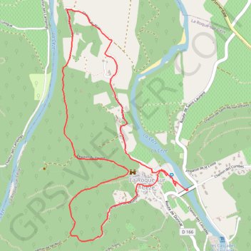 Itinéraire Autour de La Roque-sur-Cèze, distance, dénivelé, altitude, carte, profil, trace GPS