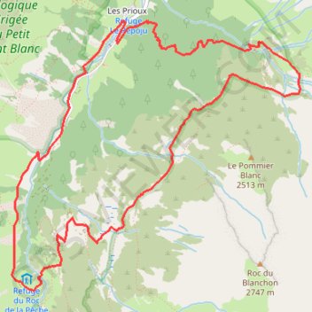 Itinéraire Le chalet des Nants et le sentier balcon, distance, dénivelé, altitude, carte, profil, trace GPS