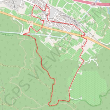 Itinéraire Les anciennes carrières de marbre, distance, dénivelé, altitude, carte, profil, trace GPS