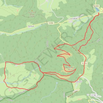 Itinéraire STEIGE ET LE CLIMONT, distance, dénivelé, altitude, carte, profil, trace GPS