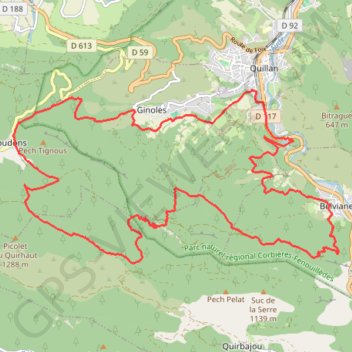 Itinéraire Trail du Piemont Pyrénéen, distance, dénivelé, altitude, carte, profil, trace GPS