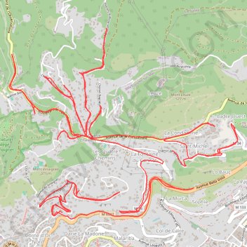 Itinéraire 2024-04-27_065519.685, distance, dénivelé, altitude, carte, profil, trace GPS
