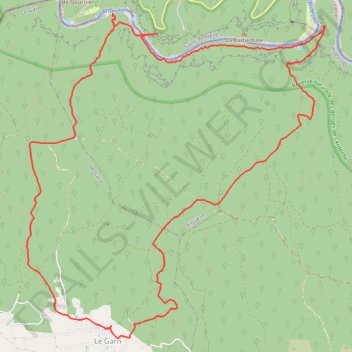 Itinéraire Templier, distance, dénivelé, altitude, carte, profil, trace GPS