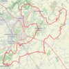 Itinéraire A Travers Le Brabant 2022 - 110km, distance, dénivelé, altitude, carte, profil, trace GPS