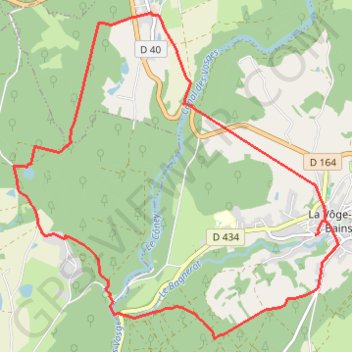 Itinéraire Chemins du Cœur des Vosges - Montroche, distance, dénivelé, altitude, carte, profil, trace GPS