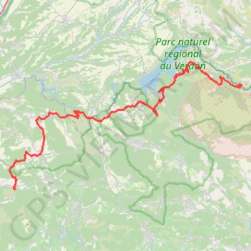 Itinéraire GR99 De Saint Martin-de-Pallières au Gorges du Verdon (Var), distance, dénivelé, altitude, carte, profil, trace GPS