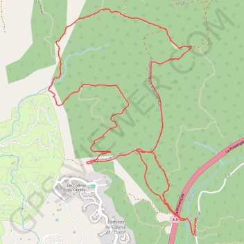 Itinéraire L'ESTEREL RANDO, distance, dénivelé, altitude, carte, profil, trace GPS
