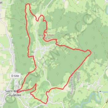 Itinéraire Soblay - Croix de la Dent, distance, dénivelé, altitude, carte, profil, trace GPS