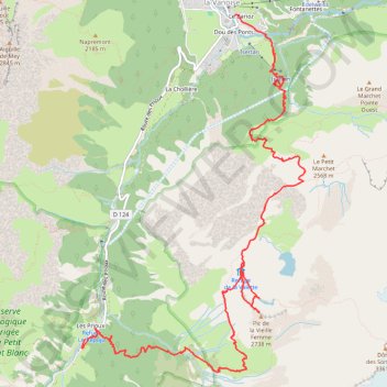 Itinéraire Traversée de la valette, distance, dénivelé, altitude, carte, profil, trace GPS