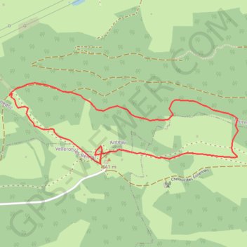 Itinéraire Montagne du Lomont, distance, dénivelé, altitude, carte, profil, trace GPS