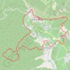 Itinéraire 6_ROUGE_Panoramas_depuis_les_bois_de_Goudargues, distance, dénivelé, altitude, carte, profil, trace GPS