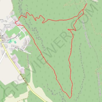 Itinéraire Belvédère de Saint-Julien, distance, dénivelé, altitude, carte, profil, trace GPS