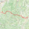 Itinéraire Crest - Gap, distance, dénivelé, altitude, carte, profil, trace GPS