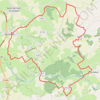 Itinéraire 0 - visorando-randonnee-chevaux-vtt-2026 (2), distance, dénivelé, altitude, carte, profil, trace GPS