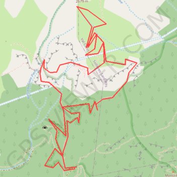 Itinéraire Aussois, Roc des Corneilles, distance, dénivelé, altitude, carte, profil, trace GPS