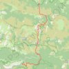 Itinéraire Stevenson - Station du Mont Lozère - Mijavols, distance, dénivelé, altitude, carte, profil, trace GPS