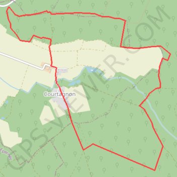 Itinéraire Vallée de Courtagnon, distance, dénivelé, altitude, carte, profil, trace GPS