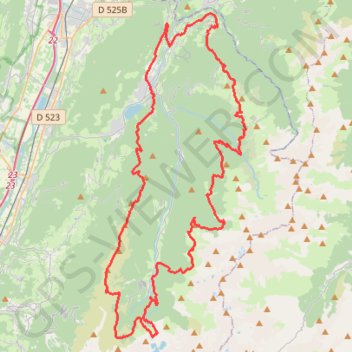 Itinéraire TRAVAIL_itineraire, distance, dénivelé, altitude, carte, profil, trace GPS