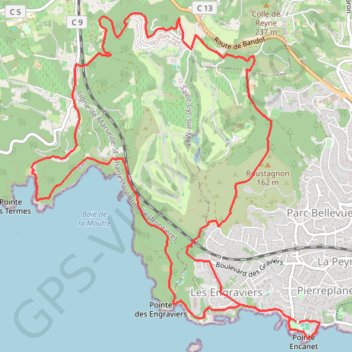 Itinéraire Roustagnon - Port d'Alon, distance, dénivelé, altitude, carte, profil, trace GPS