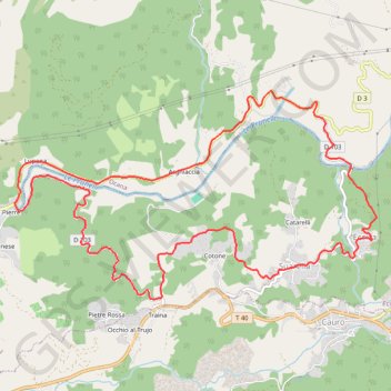 Itinéraire La Suarellaise - Course pédestre à Eccica Suarella, distance, dénivelé, altitude, carte, profil, trace GPS