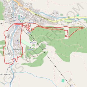 Itinéraire Val d'Isère - Bonneval, distance, dénivelé, altitude, carte, profil, trace GPS
