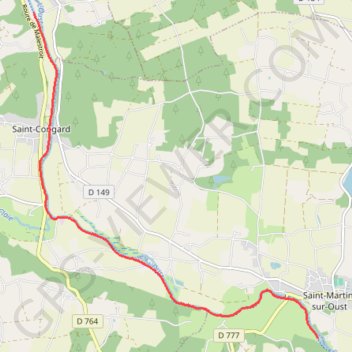 Itinéraire Petite course le long du canal, distance, dénivelé, altitude, carte, profil, trace GPS