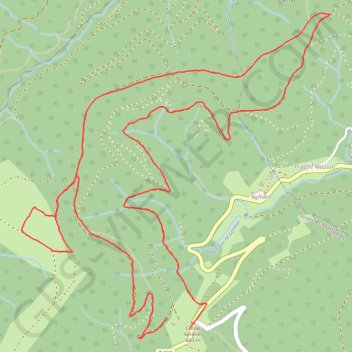 Itinéraire Col deSerières, distance, dénivelé, altitude, carte, profil, trace GPS
