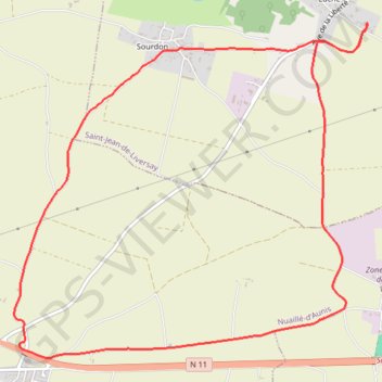 Itinéraire Marche à Luché, distance, dénivelé, altitude, carte, profil, trace GPS