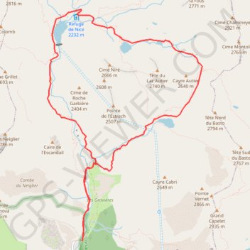 Itinéraire Boucle du Lac Autier, distance, dénivelé, altitude, carte, profil, trace GPS