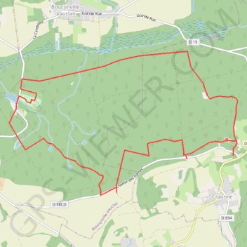 Itinéraire Mémoires du Chemin des Dames - Craonne et le Plateau de Californie, distance, dénivelé, altitude, carte, profil, trace GPS