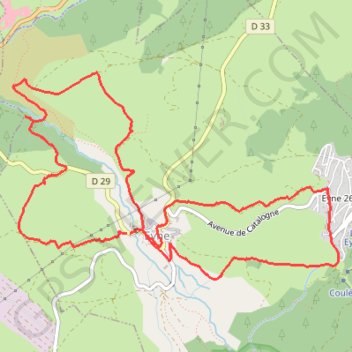 Itinéraire Circuit a Eyne, distance, dénivelé, altitude, carte, profil, trace GPS