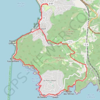 Itinéraire Saint Cyr, distance, dénivelé, altitude, carte, profil, trace GPS