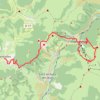 Itinéraire Mandailles - Saint-Julien - Lioran, distance, dénivelé, altitude, carte, profil, trace GPS