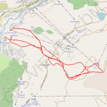Itinéraire Grand bornand, distance, dénivelé, altitude, carte, profil, trace GPS