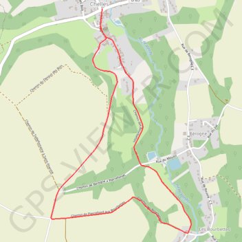Itinéraire Découverte de Chelles, distance, dénivelé, altitude, carte, profil, trace GPS