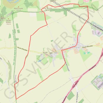 Itinéraire Sentier des Fonds - Peuplingues, distance, dénivelé, altitude, carte, profil, trace GPS