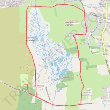 Itinéraire 1 - 10km_vdd_2026-22679059-1767903463-896, distance, dénivelé, altitude, carte, profil, trace GPS