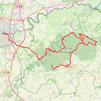 Itinéraire La Laurent Brochard - Saint-Rigomer-des-Bois, distance, dénivelé, altitude, carte, profil, trace GPS