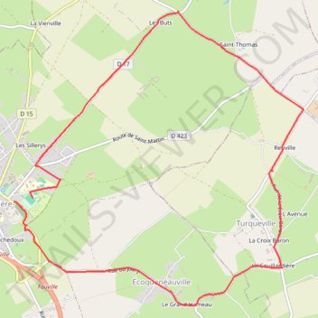 Itinéraire La Voie Rose, distance, dénivelé, altitude, carte, profil, trace GPS