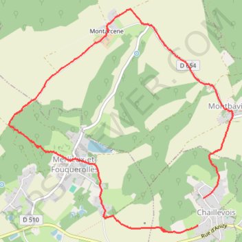 Itinéraire Parcours chaillevois, distance, dénivelé, altitude, carte, profil, trace GPS