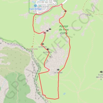 Itinéraire Sentier d'interprétation du karst, distance, dénivelé, altitude, carte, profil, trace GPS