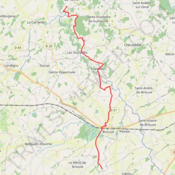 Itinéraire Centre Equestre de la Lys - Centre Equestre de la Ramée_ATTELAGE, distance, dénivelé, altitude, carte, profil, trace GPS