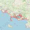 Itinéraire le GR34 dans le Morbihan, distance, dénivelé, altitude, carte, profil, trace GPS