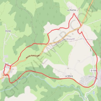 Itinéraire Randonnée du 05/02/2023 à 13:34, distance, dénivelé, altitude, carte, profil, trace GPS